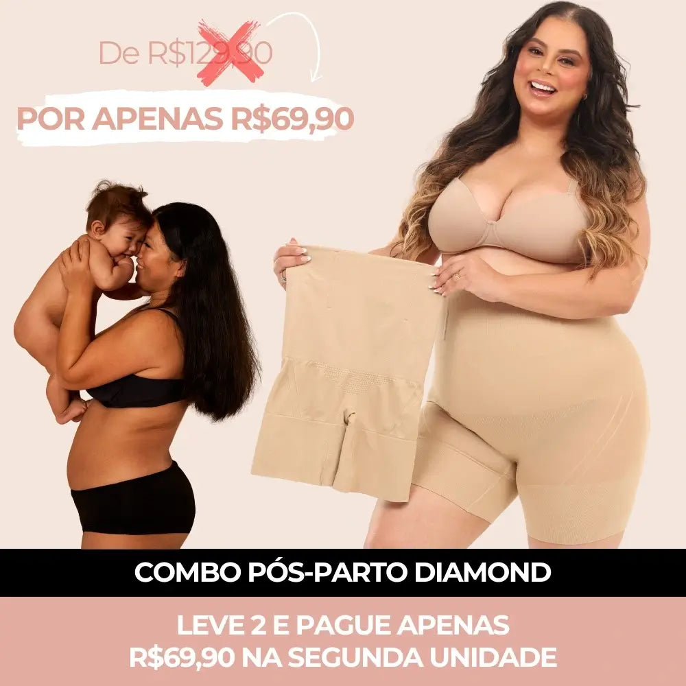 Combo Pós-Parto Diamond – Kit com 2 Unidades