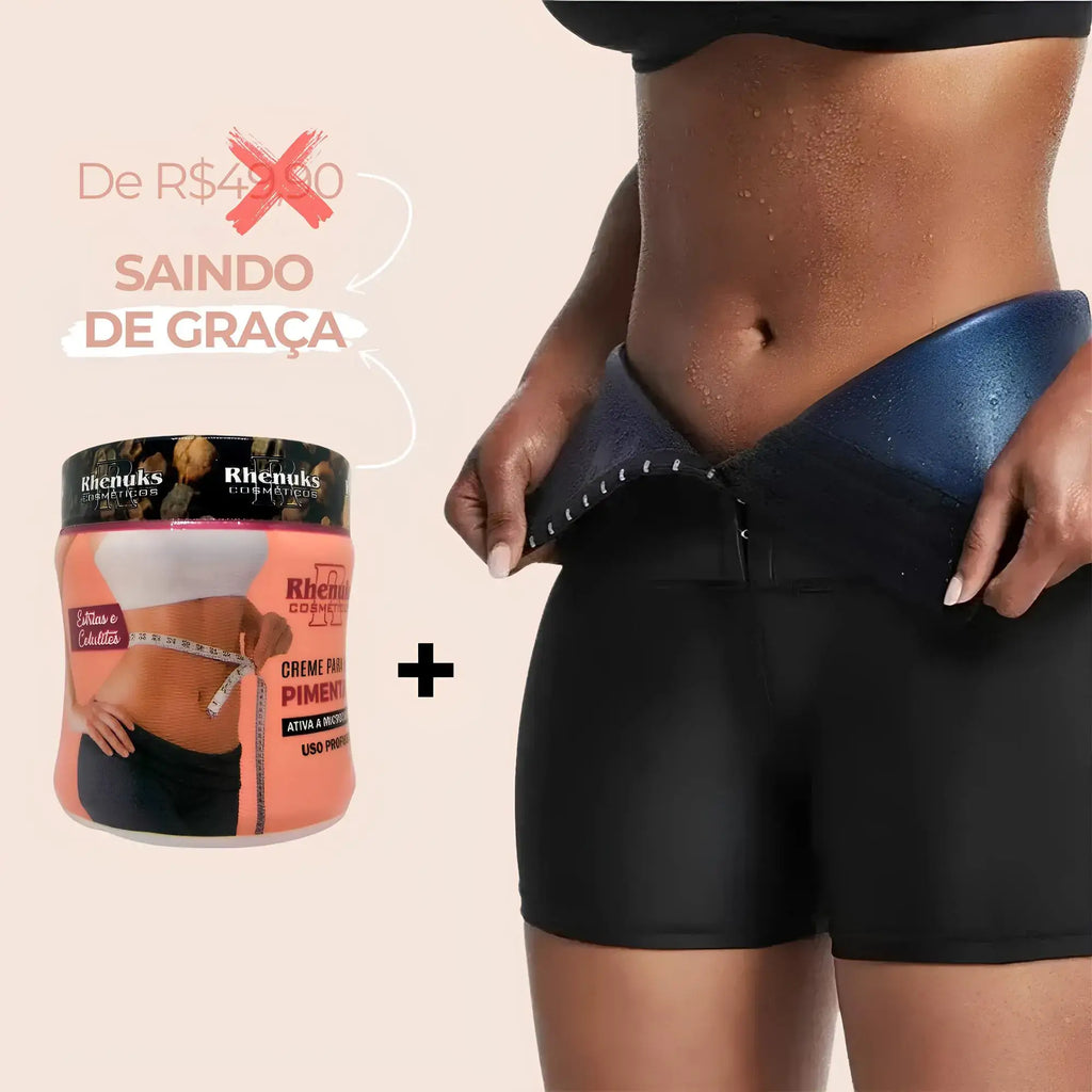 Combo Sapphire – Efeito Sauna com Creme Redutor de Medidas