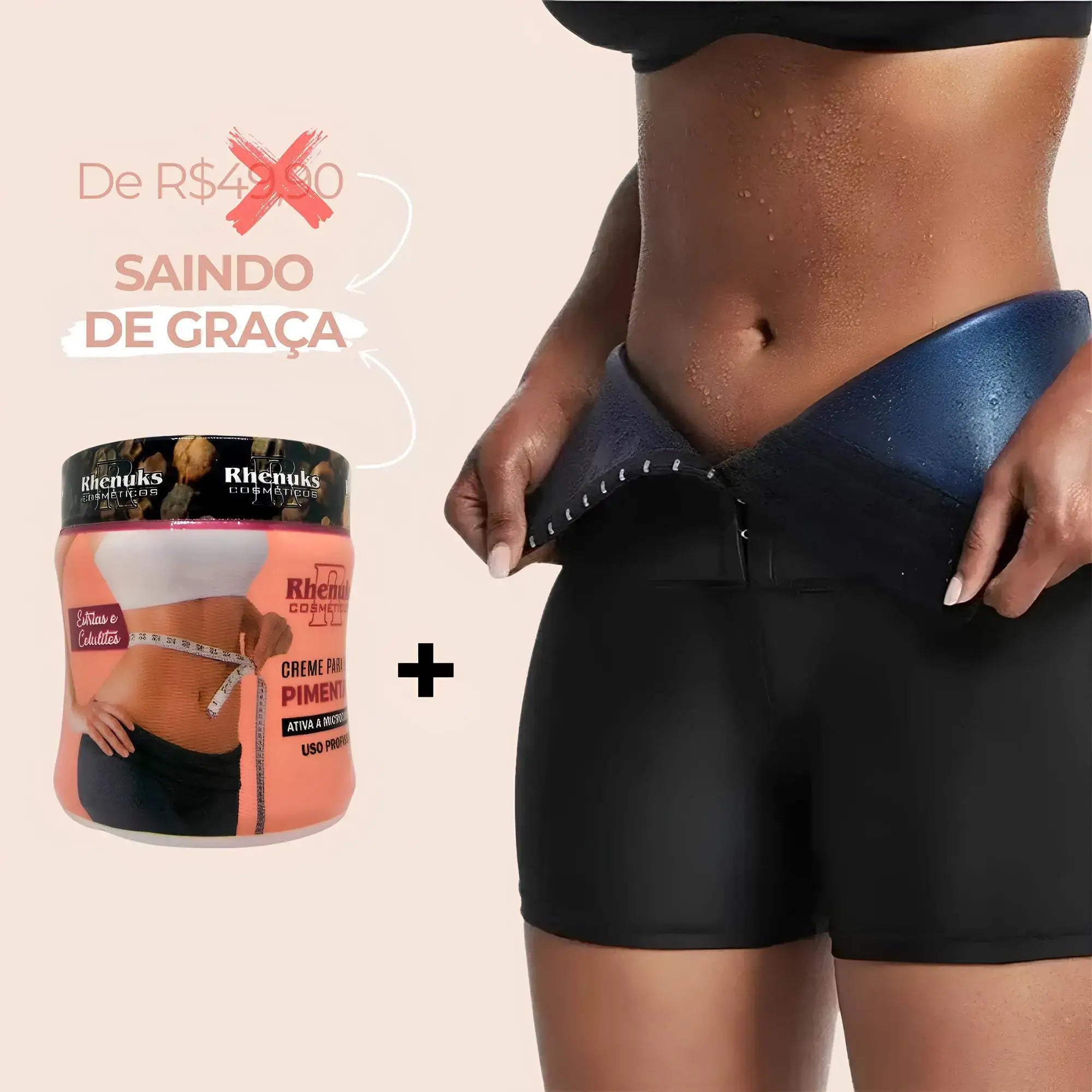 Combo Sapphire – Efeito Sauna com Creme Redutor de Medidas