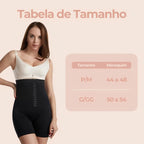 Bermuda Modeladora Emerald – Alta Compressão com Espartilho Frontal