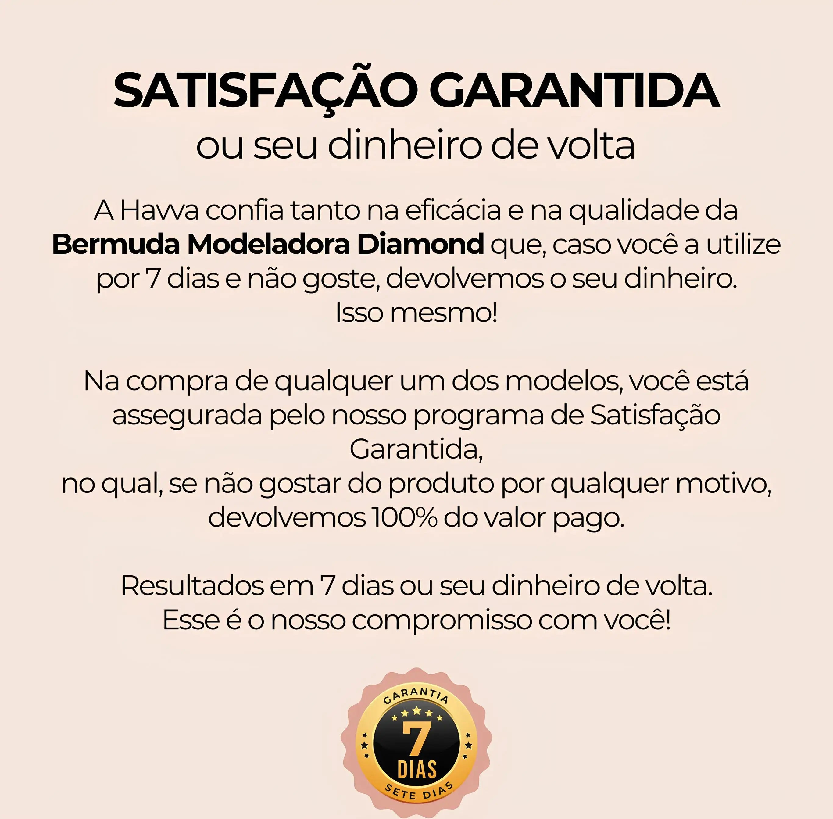 Combo Diamond – Kit com 2 Unidades da Bermuda Modeladora Diamond (A mais moderna do Brasil)