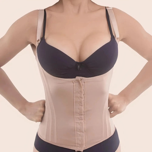 Cinta Modeladora Aquamarine com Alça – Alta Compressão e Sustentação Extra com 12 Barbatanas