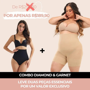 Combo Diamond & Garnet – Sustentação e Conforto no Dia a Dia