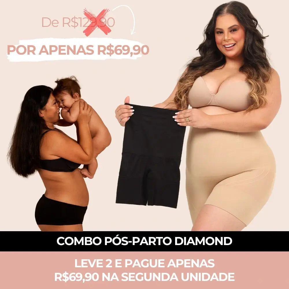 Combo Pós-Parto Diamond – Kit com 2 Unidades