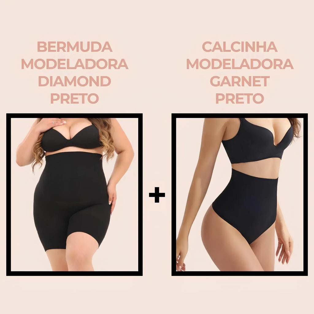 Combo Diamond & Garnet – Sustentação e Conforto no Dia a Dia