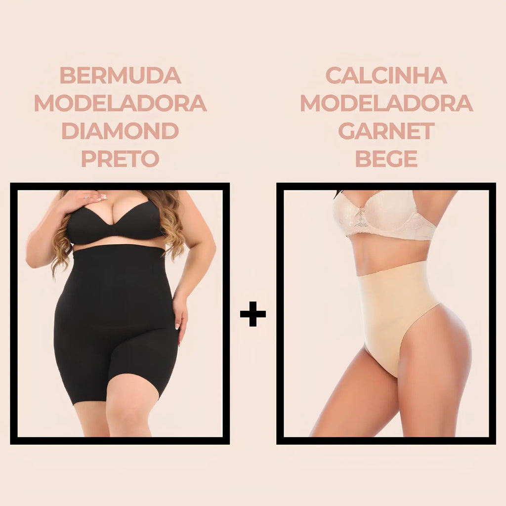 Combo Diamond & Garnet – Sustentação e Conforto no Dia a Dia