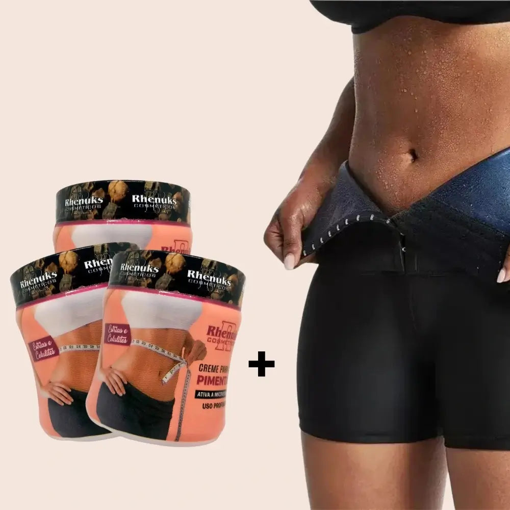 Combo Sapphire – Efeito Sauna com Creme Redutor de Medidas 1