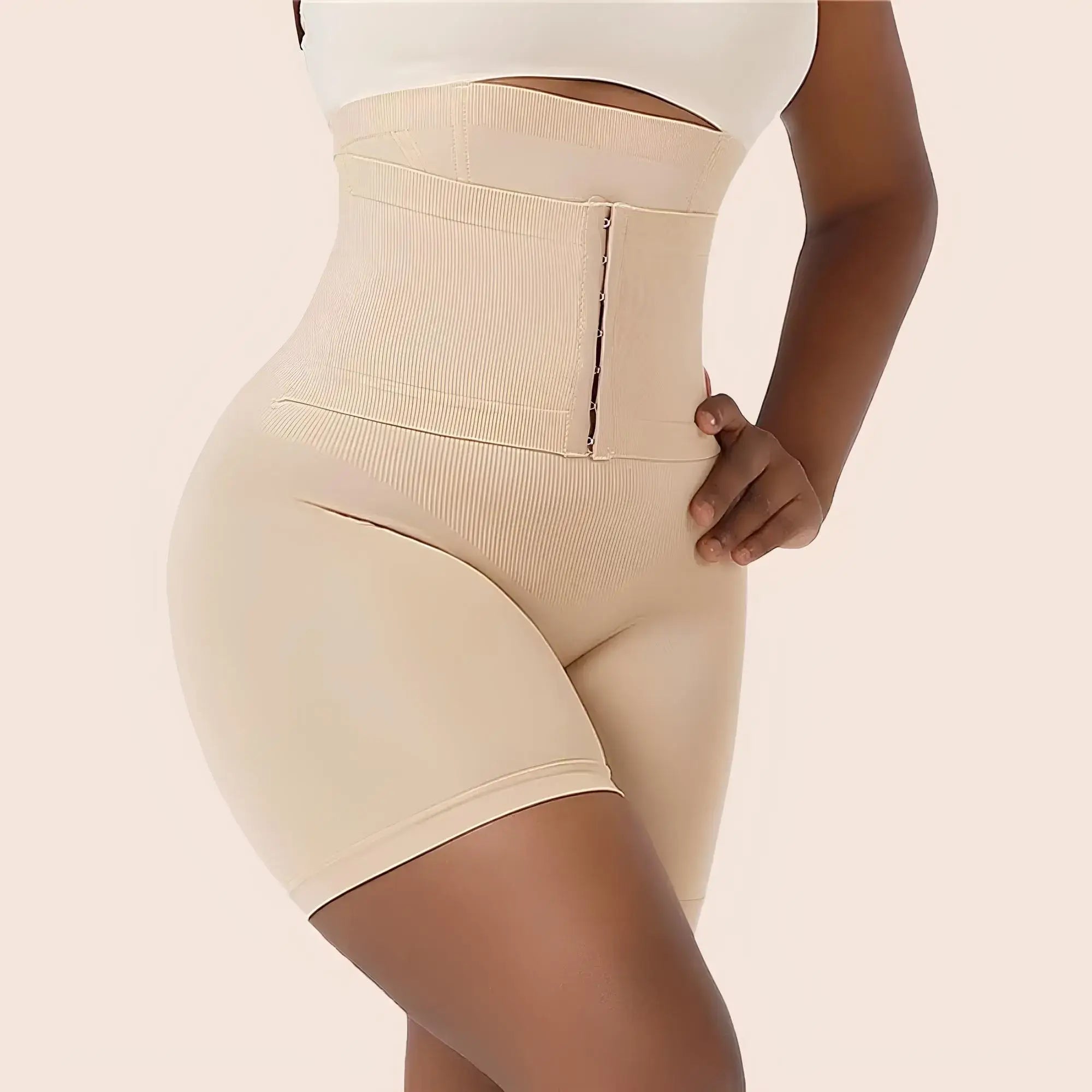 Bermuda Modeladora Emerald – Alta Compressão com Espartilho Frontal