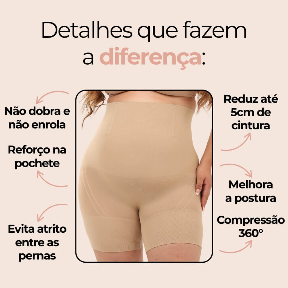 Combo Diamond – Kit com 2 Unidades da Bermuda Modeladora Diamond (A mais moderna do Brasil)