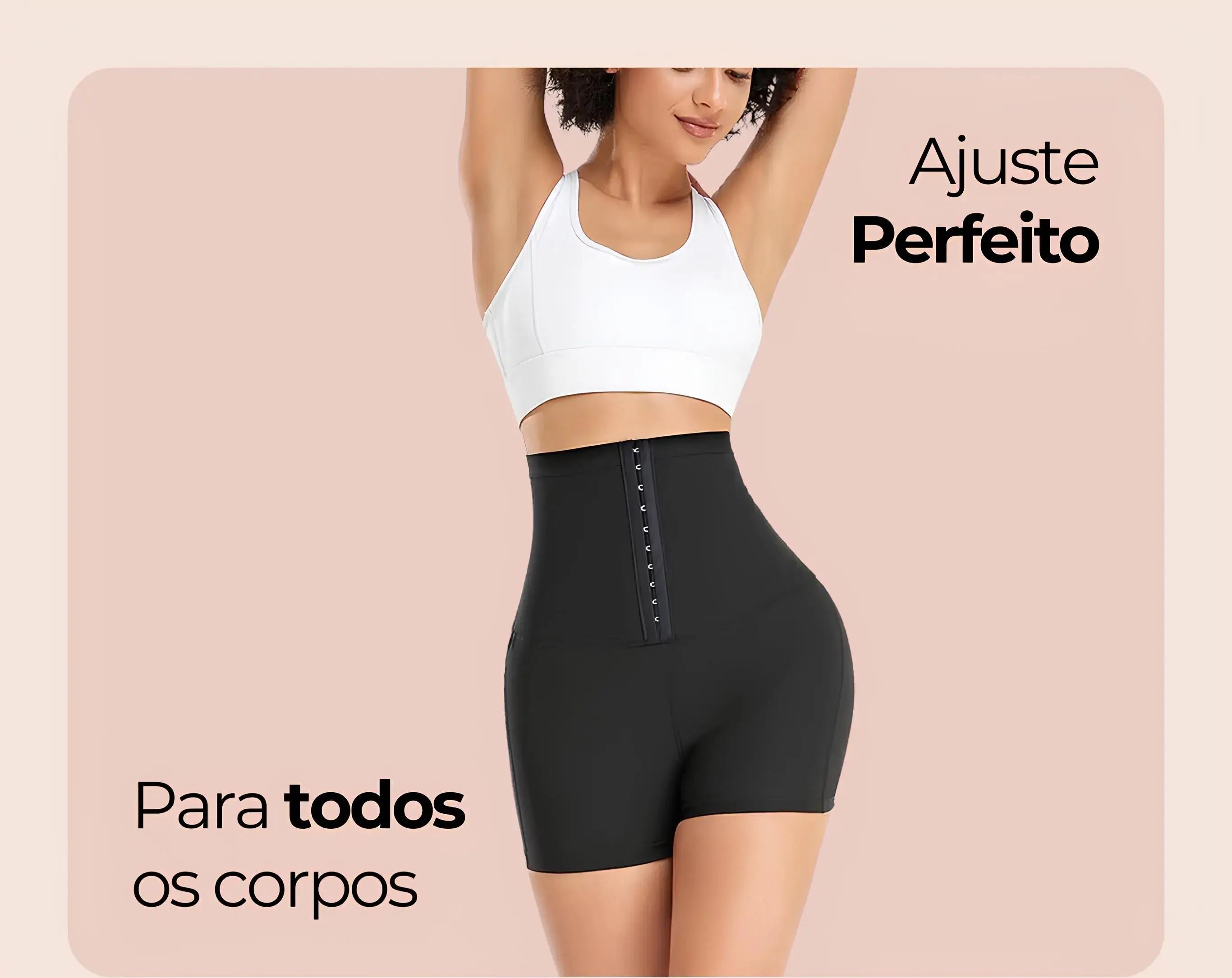 Bermuda Modeladora Sapphire – Efeito Sauna com Suporte e Conforto