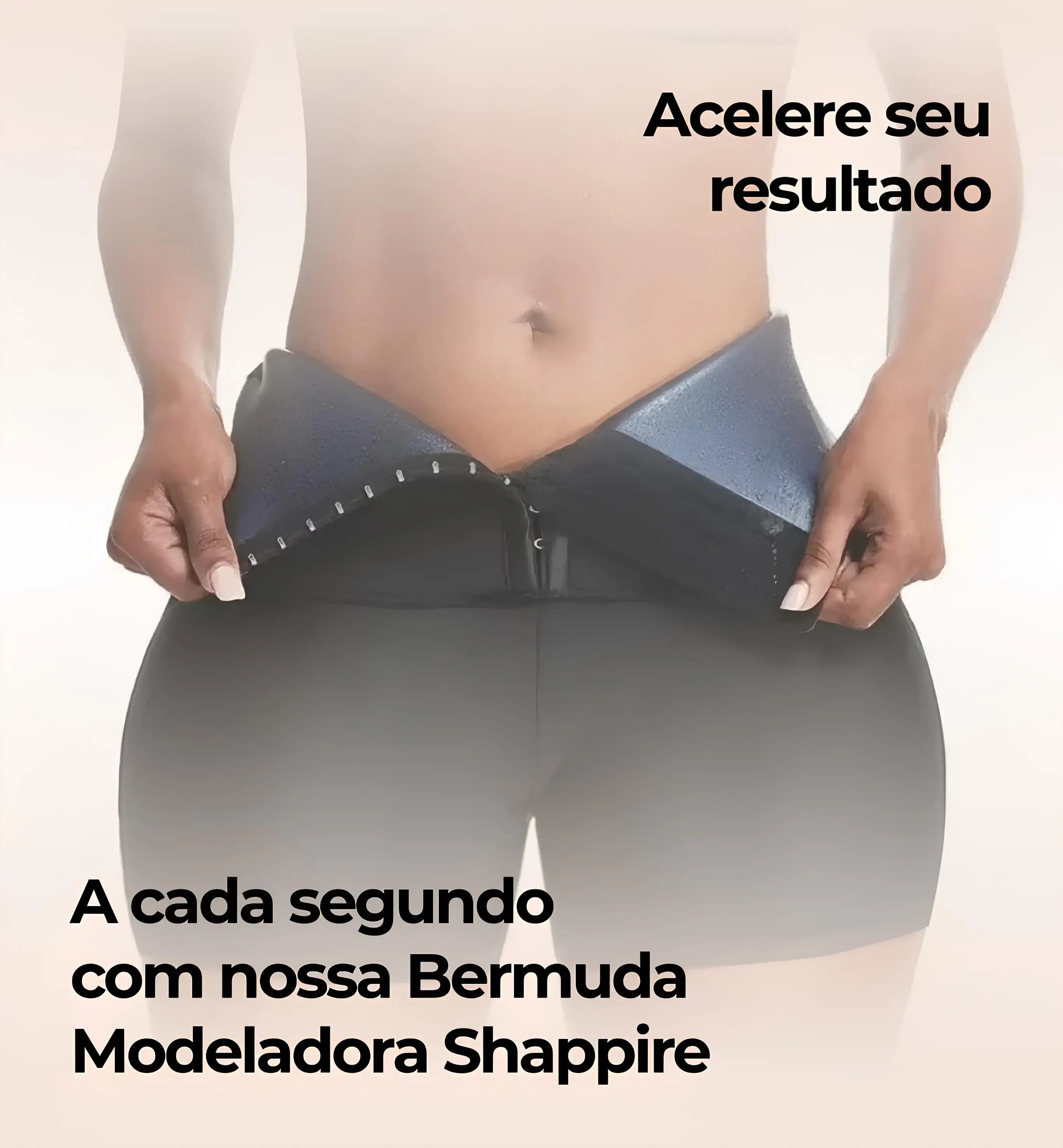 Bermuda Modeladora Sapphire – Efeito Sauna com Suporte e Conforto