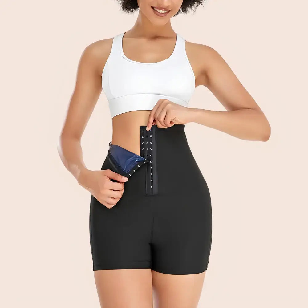 Bermuda Modeladora Sapphire – Efeito Sauna com Suporte e Conforto - Modelador